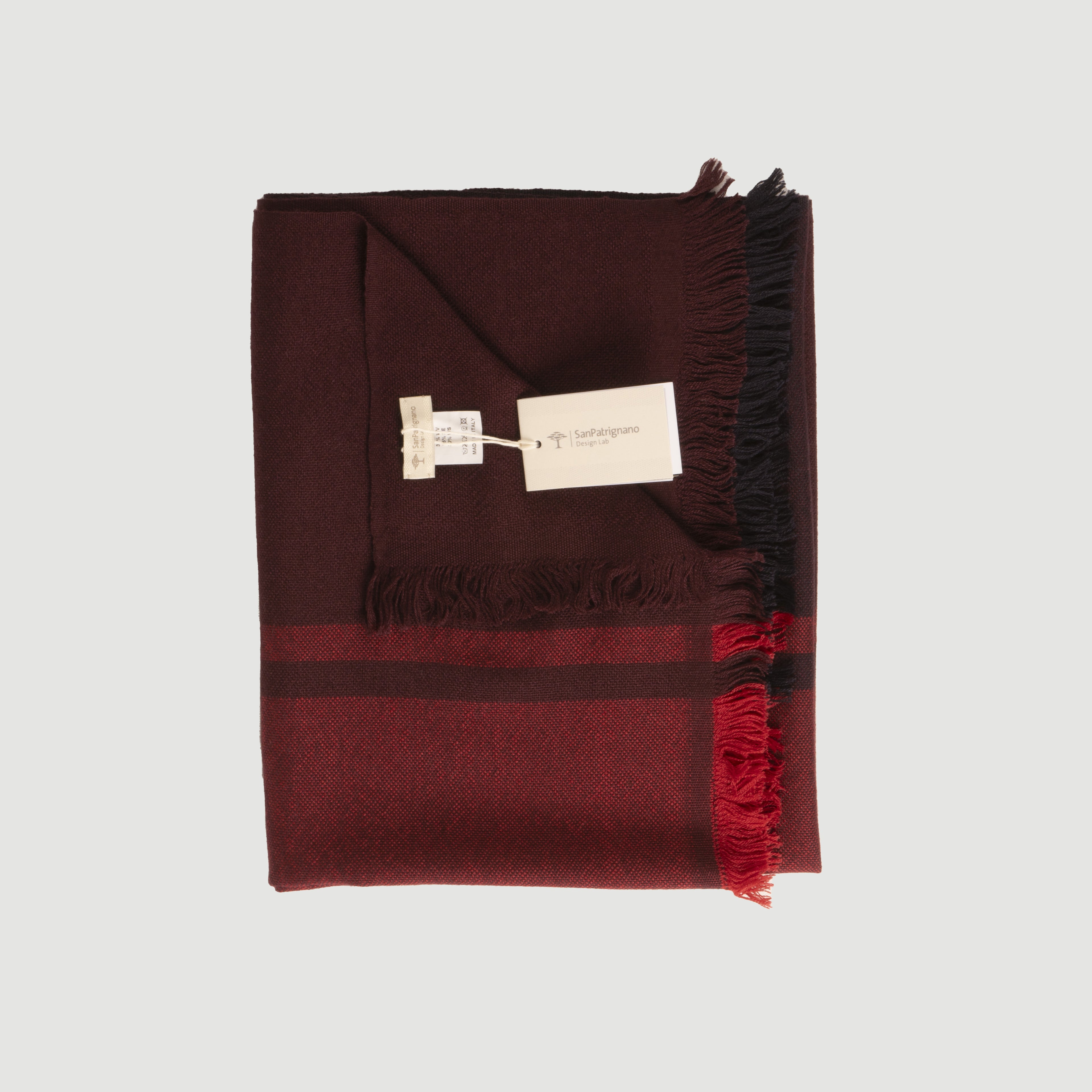 Sciarpa Valentina Rosso/Bordeaux
