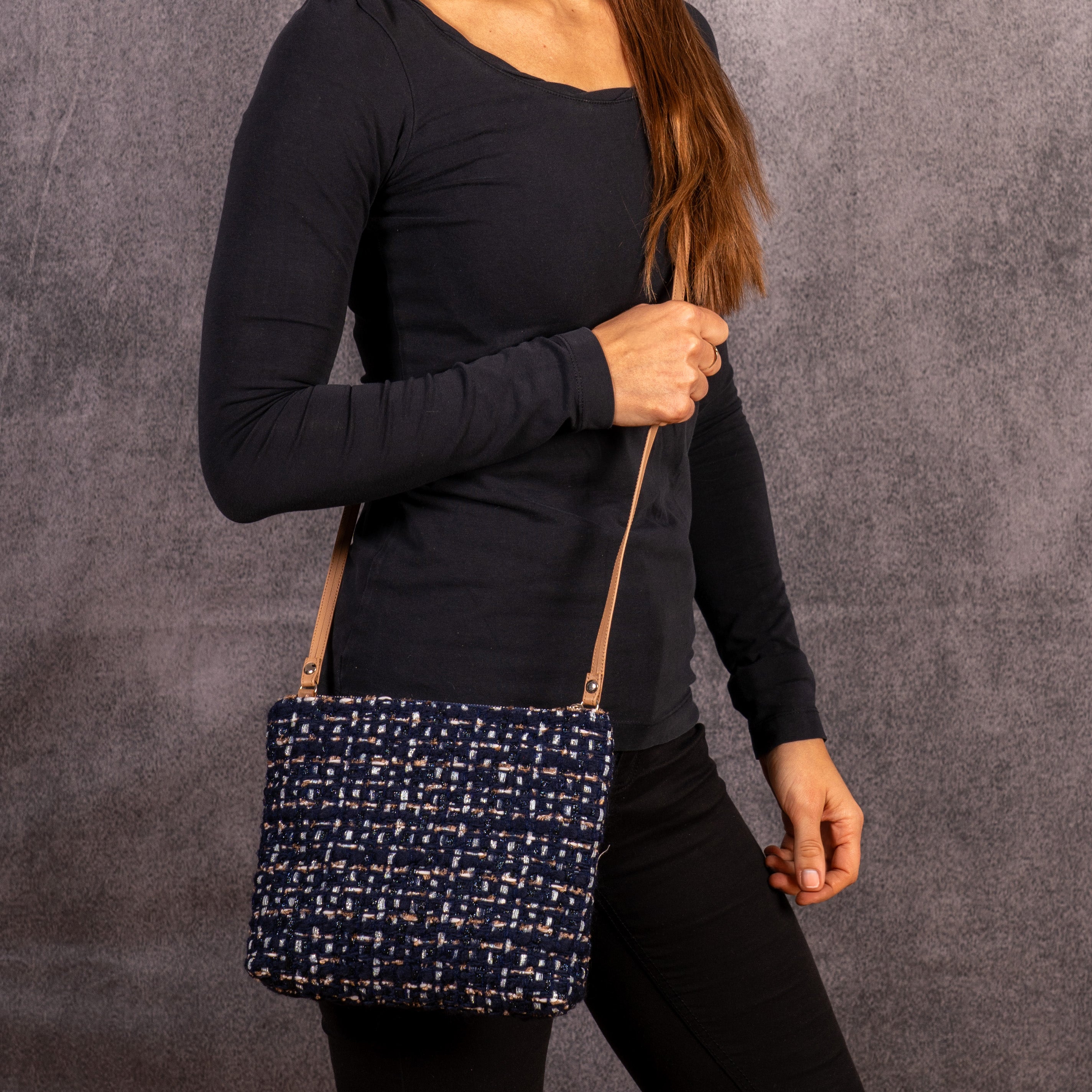 Pochette Tracollina Blu