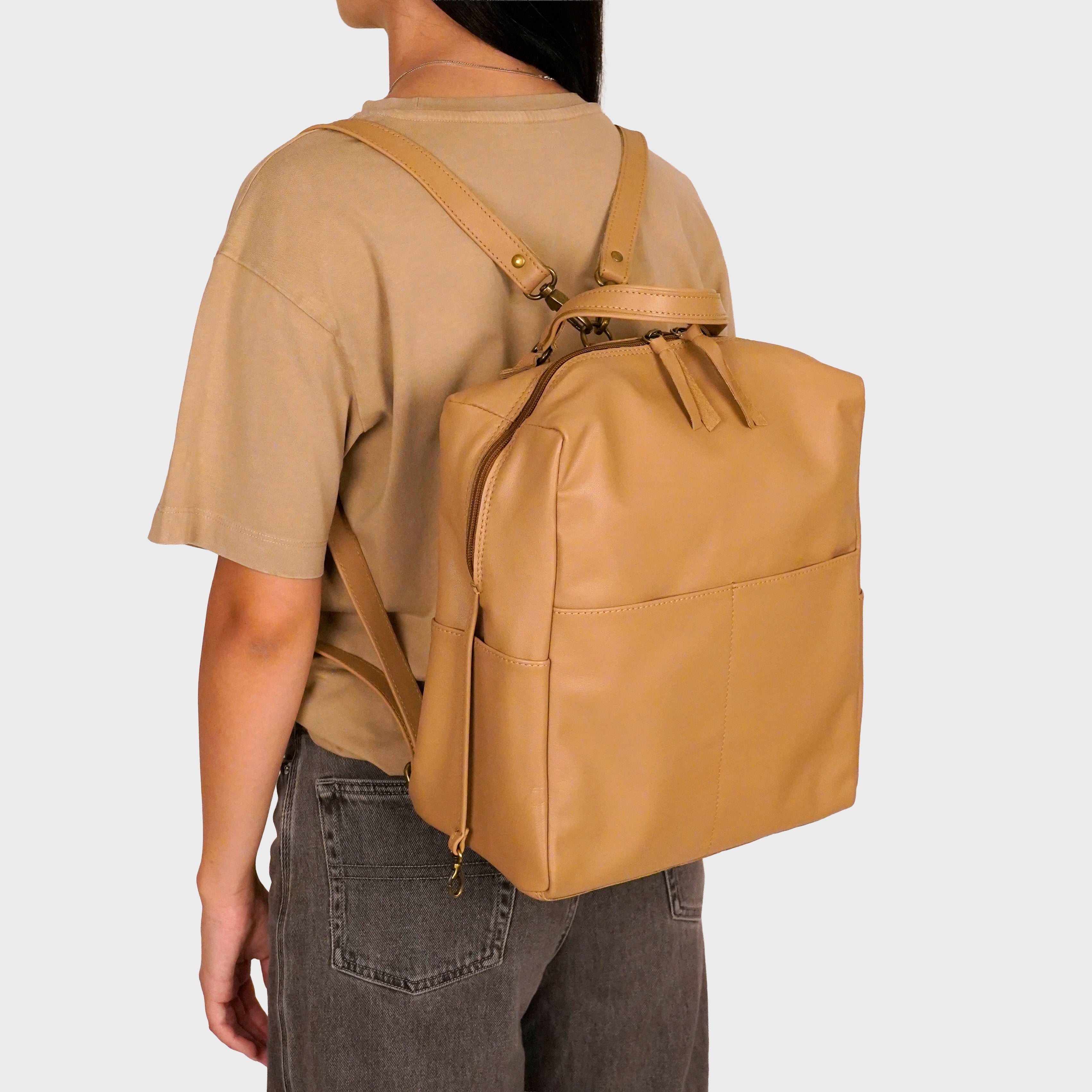 Zaino miller cammello
