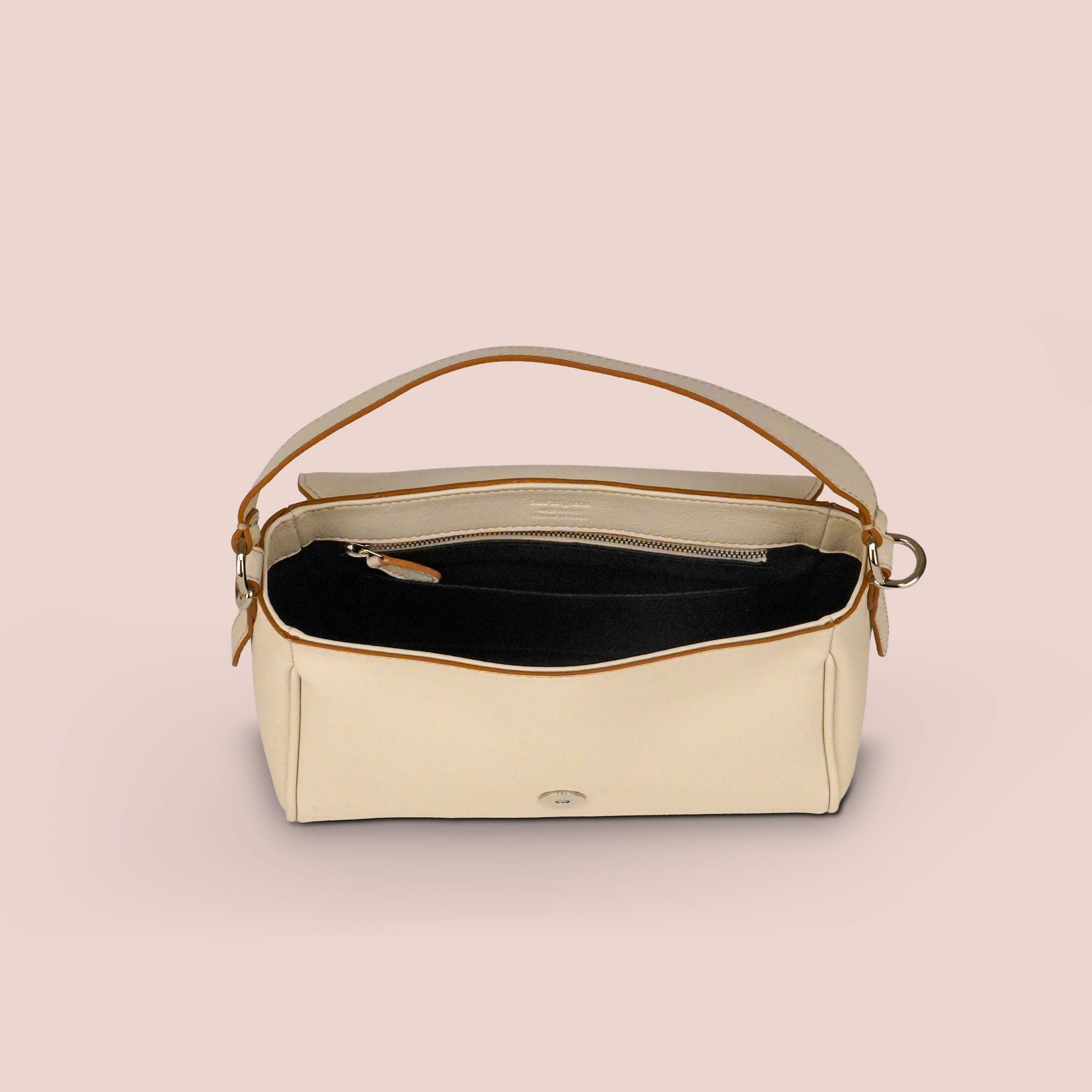 Borsa Mini Crispa bianco