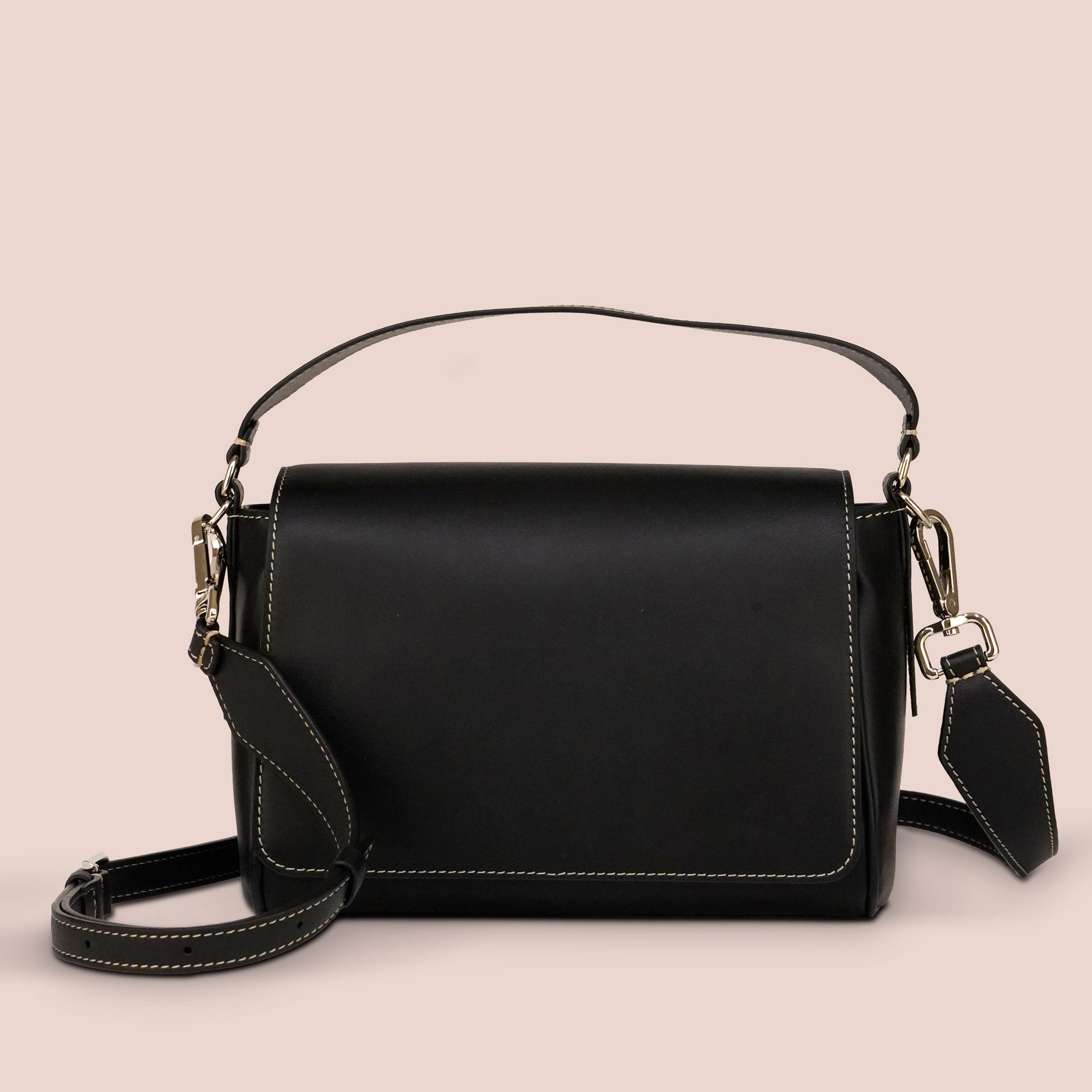 Borsa Mini Crispa nero