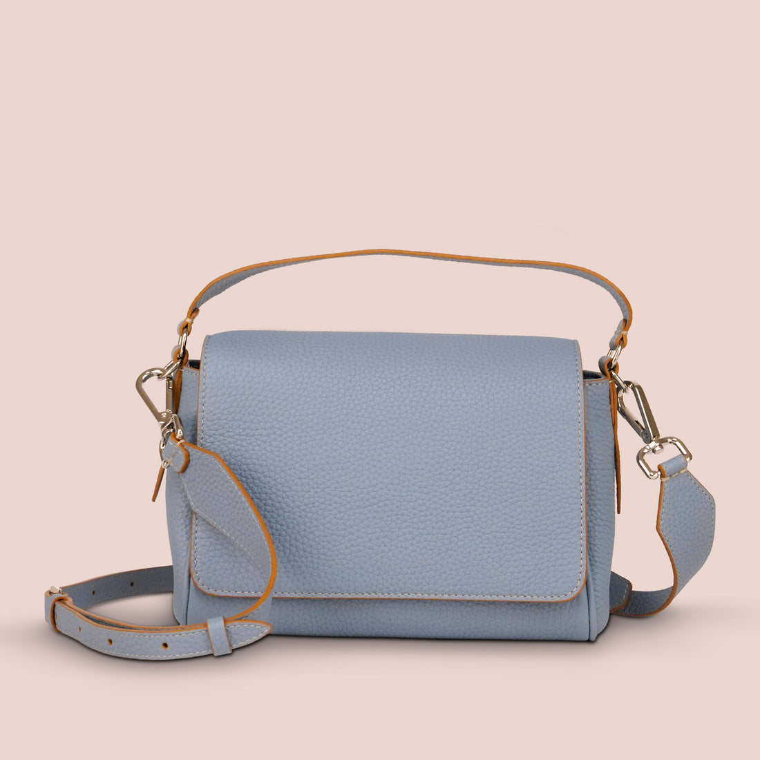 Borsa Mini Crispa azzurro