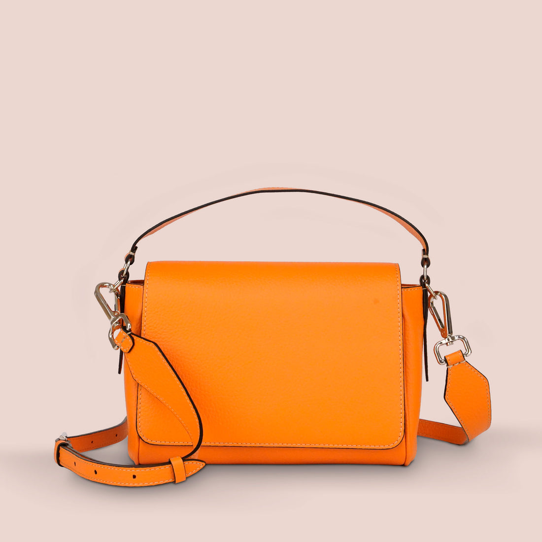 Borsa Mini Crispa arancio