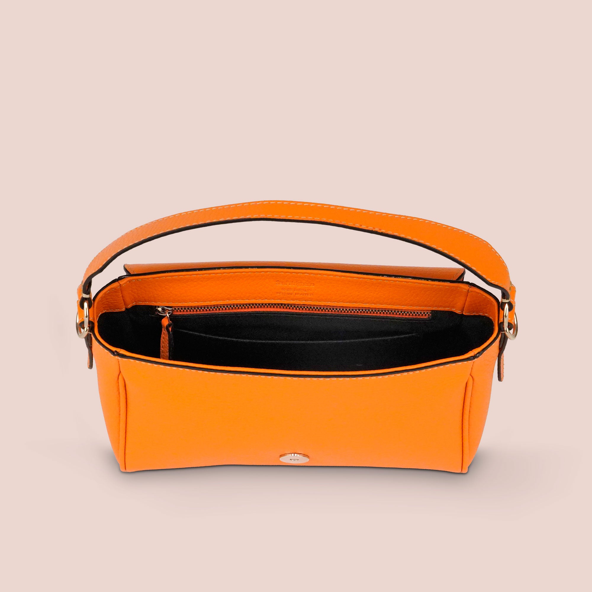 Borsa Mini Crispa arancio