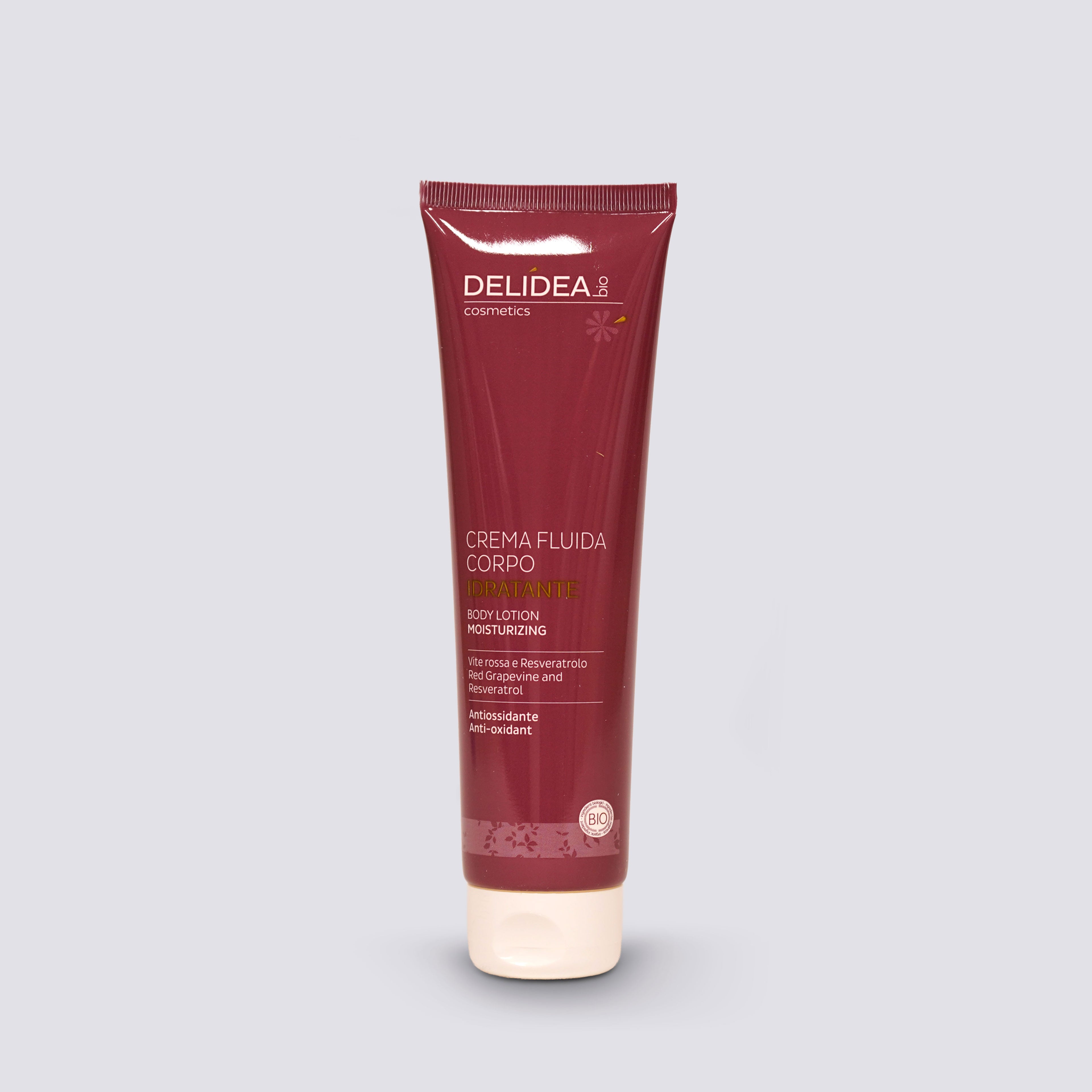 Crema fluida corpo idratante - Vite rossa e resveratrolo 150 ml