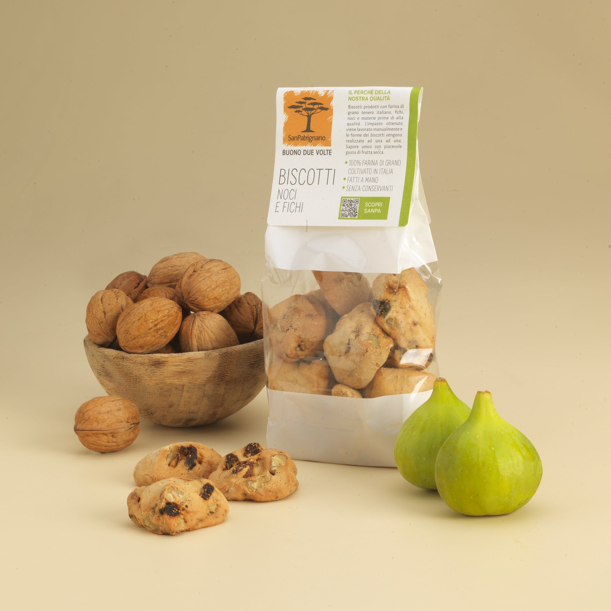 Biscotti noci e fichi 200g