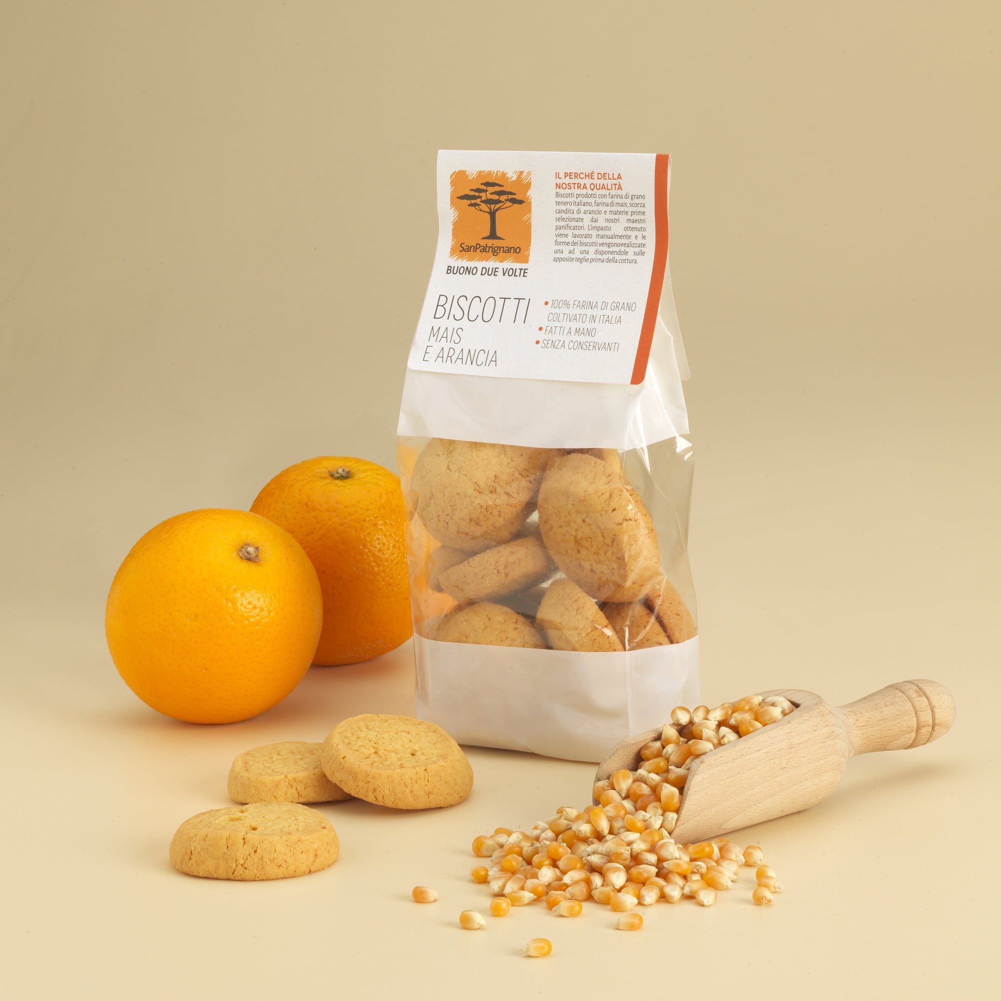 Biscotti mais e arancia 200g