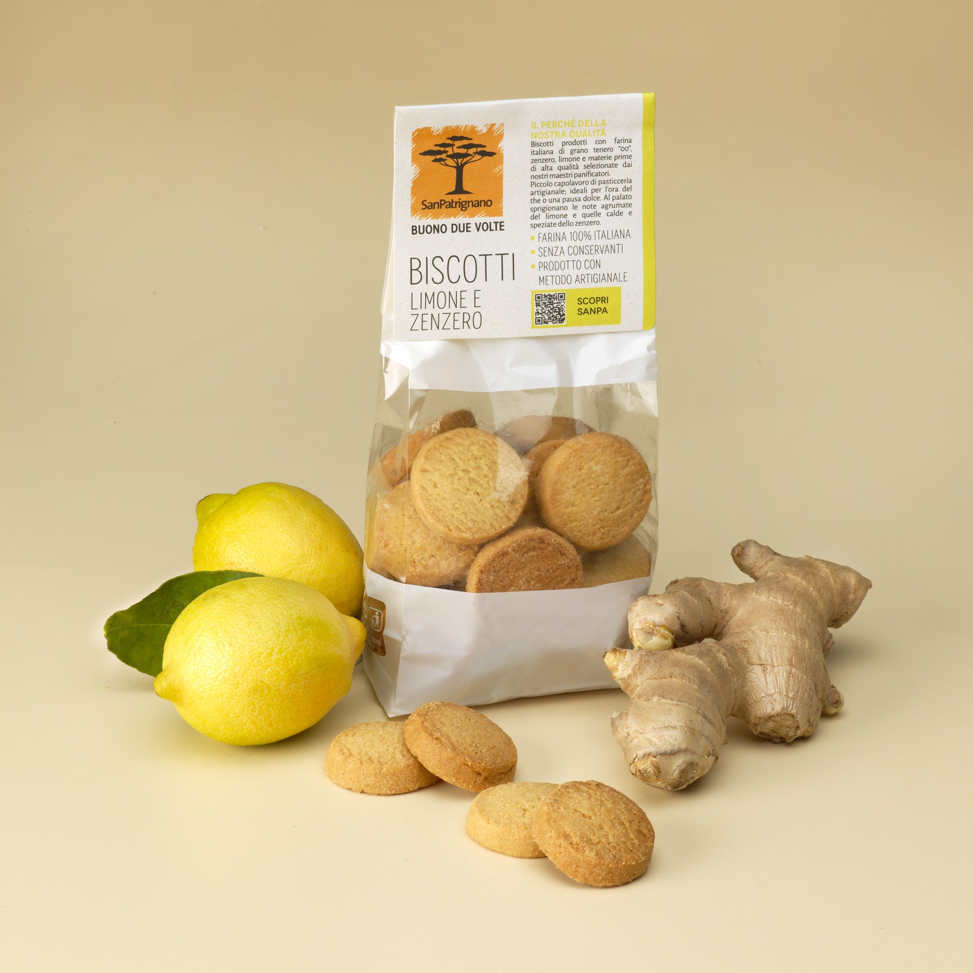 Biscotti limone e zenzero 200g