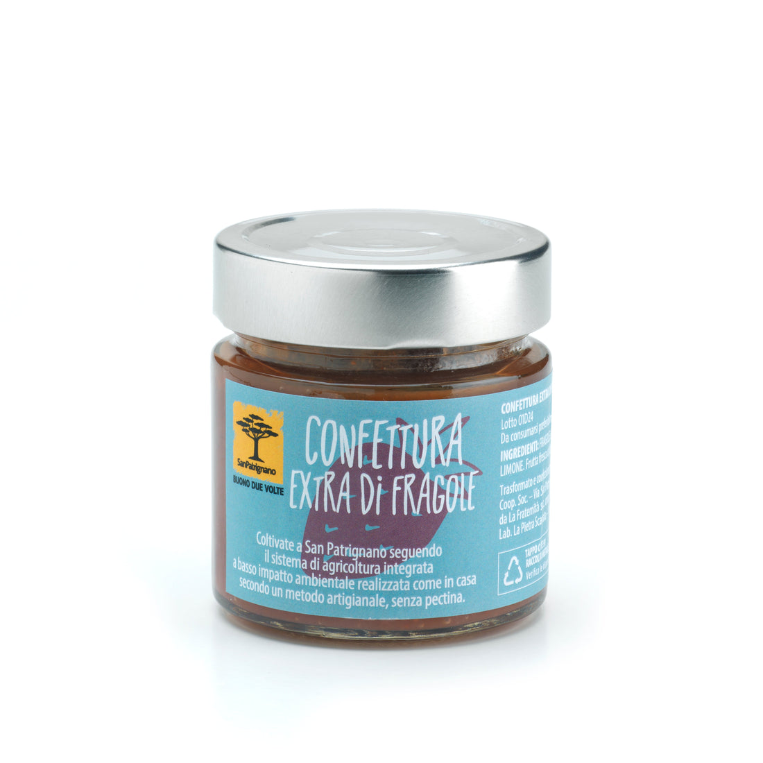 Confettura extra di fragole 240g