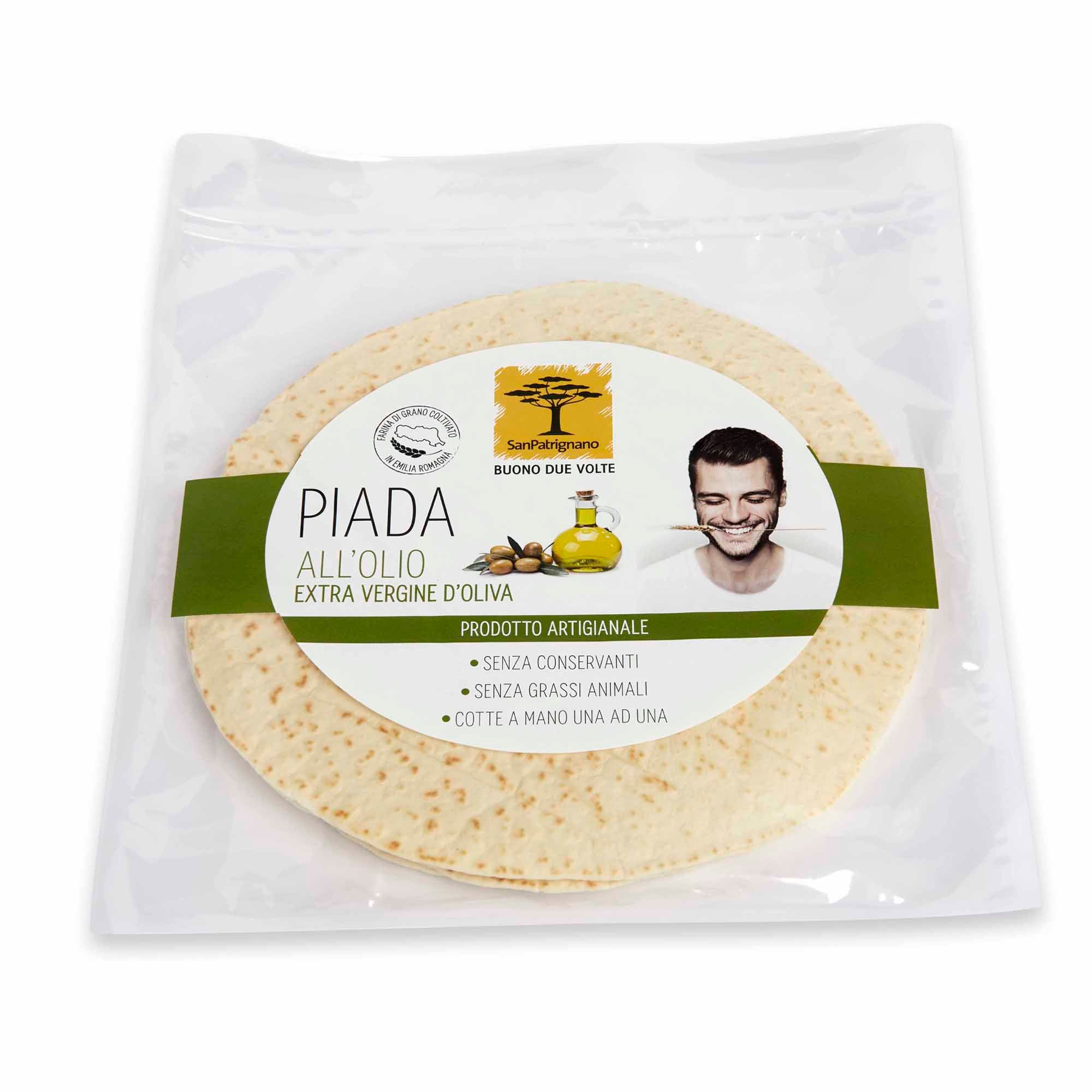 Piada all’Olio Extra Vergine d’Oliva 500g (5356361253024)