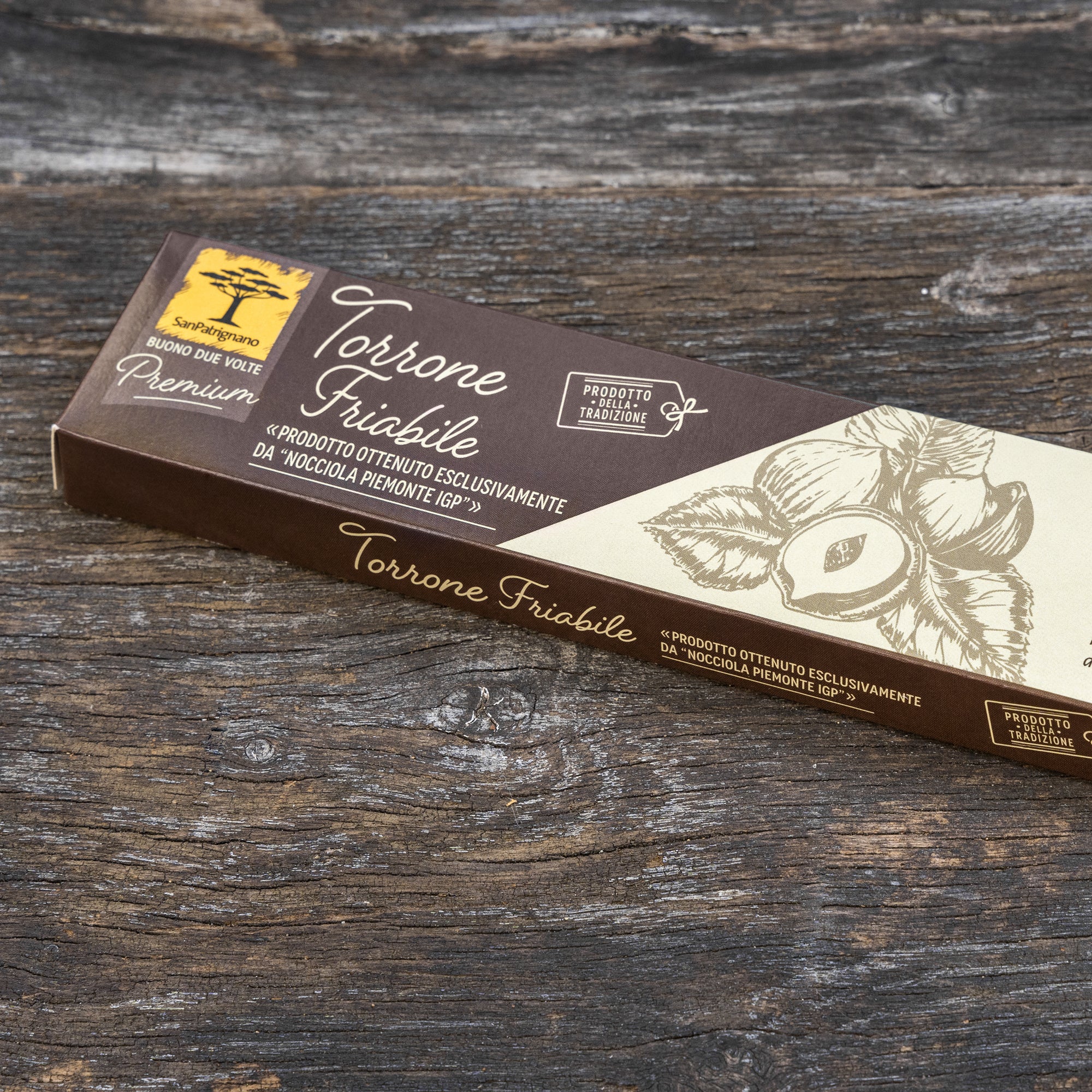 Torrone friabile con nocciole 100g