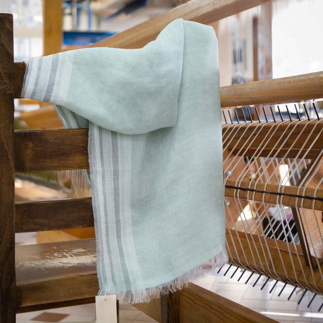 SCIARPA IN CACHEMIRE E BAMBU'- Verde Degradé Grow Shop - Foto 12