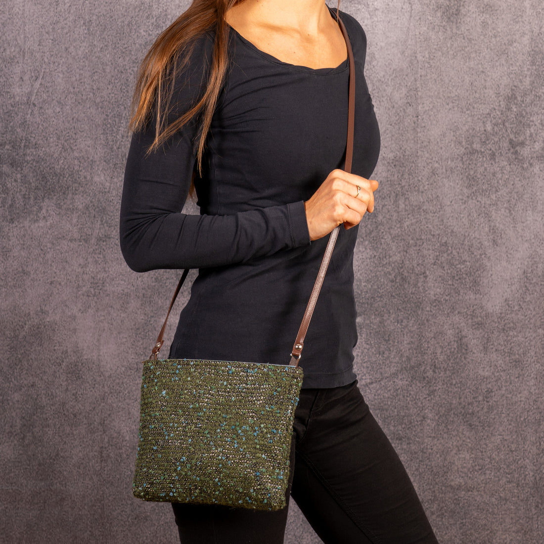 Pochette Tracollina Verde bosco