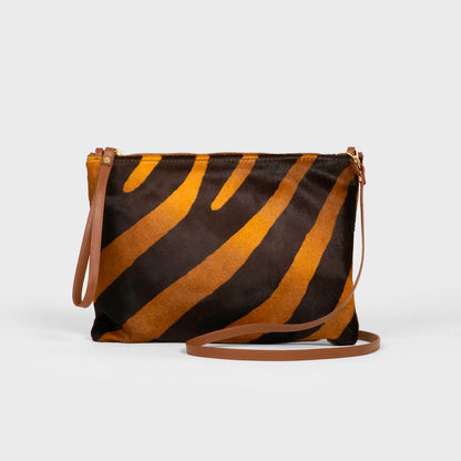 Pochette in cavallino tigrato