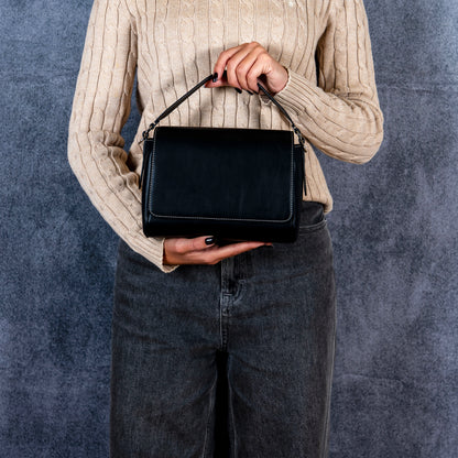 Borsa Mini Crispa nero