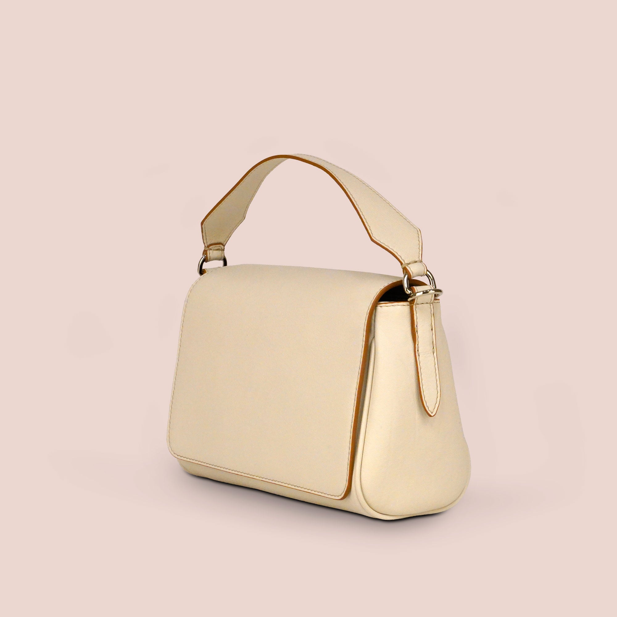 Borsa Mini Crispa bianco