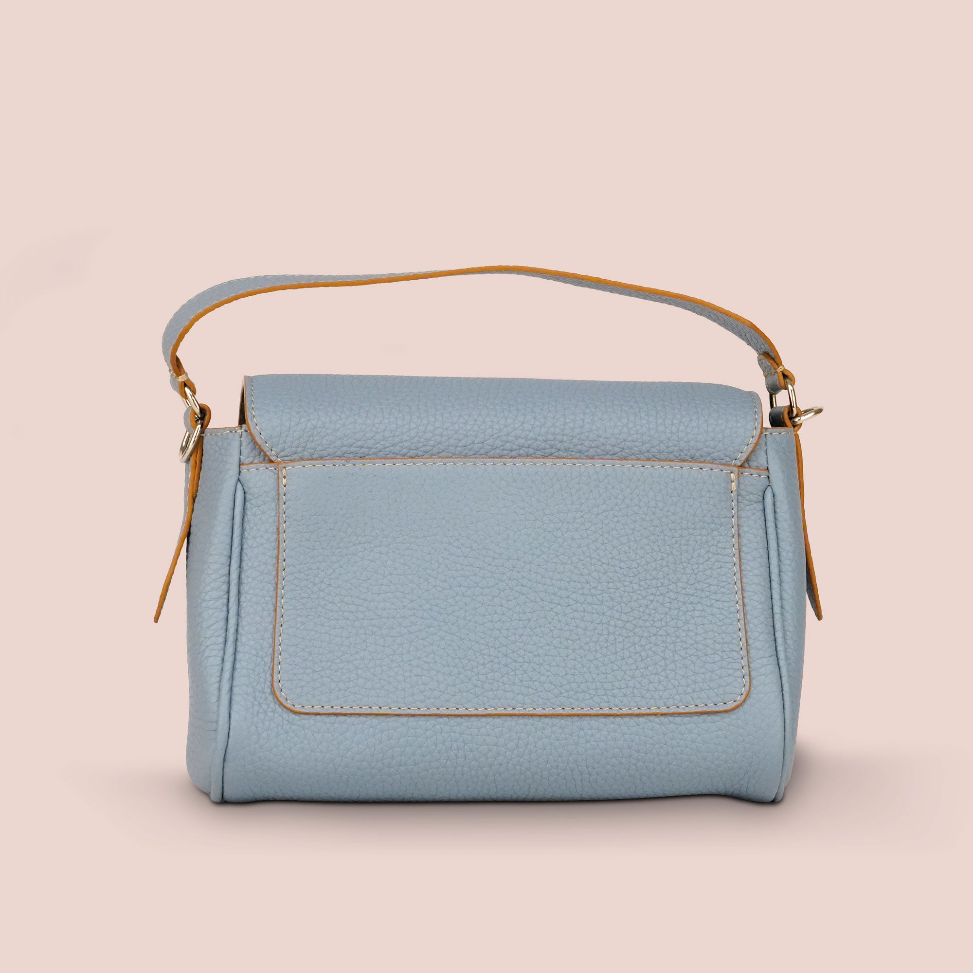 Borsa Mini Crispa azzurro