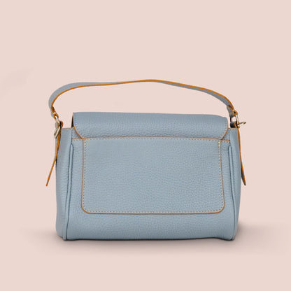 Borsa Mini Crispa azzurro