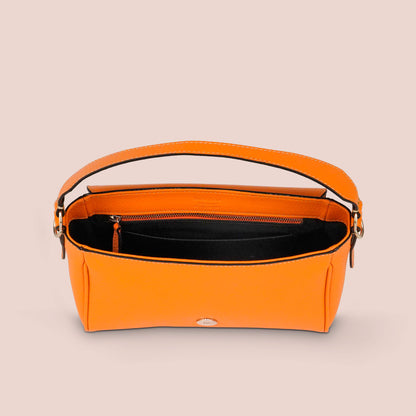 Borsa Mini Crispa arancio