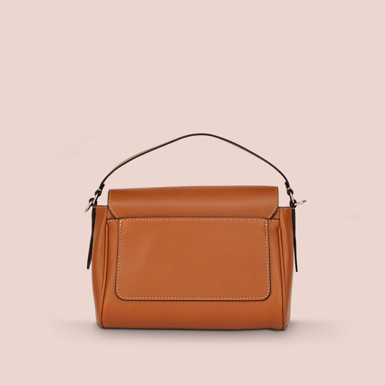 Borsa Mini Crispa marrone