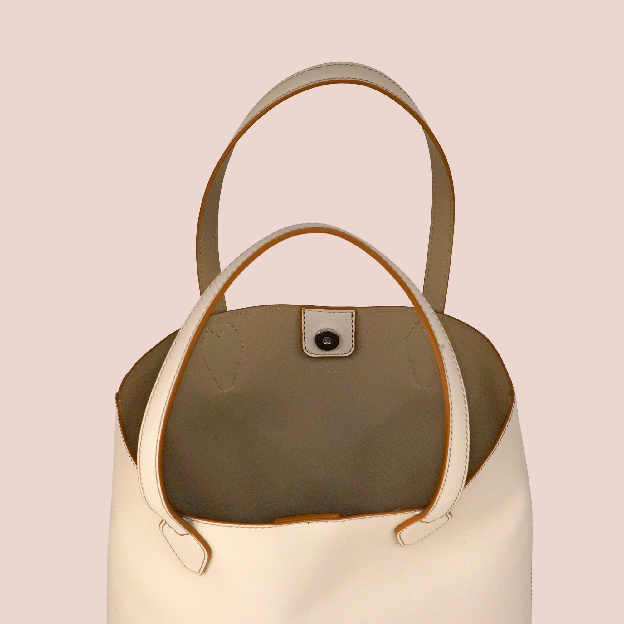 Borsa Bottega bianca